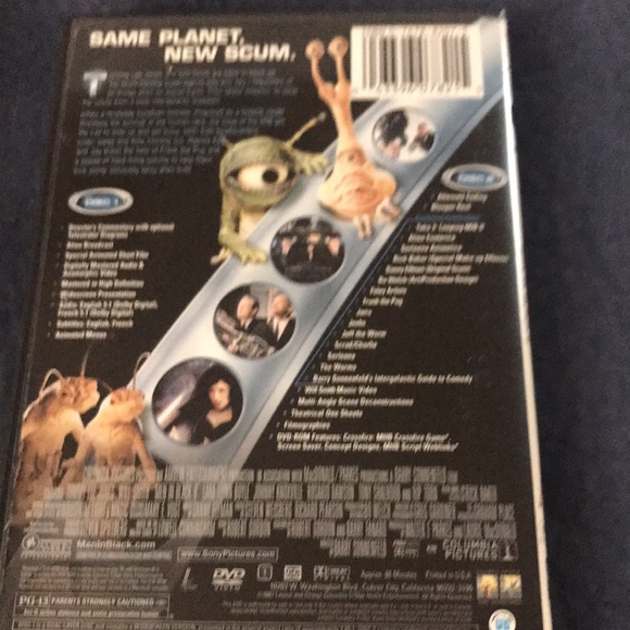 Men in Black MIB 1 & 2 DVD Set - Picture 5 of 5